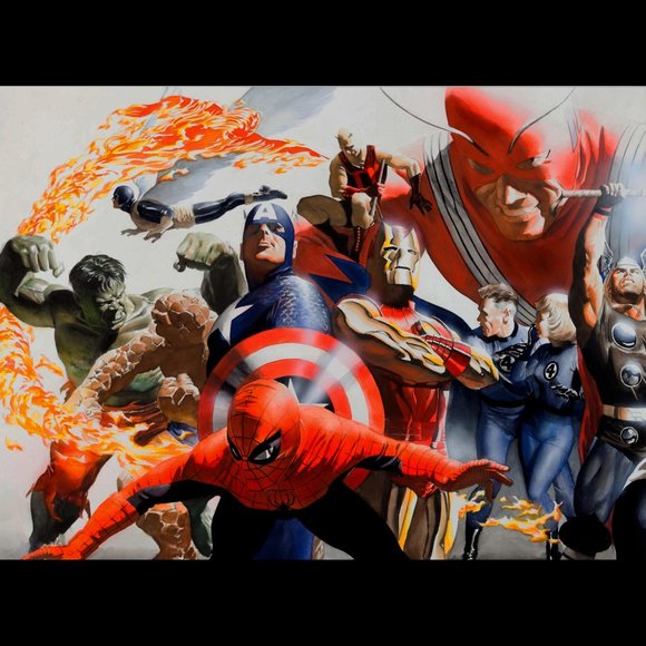 Alex Ross Marvels wall hanging - Picture 1 of 2